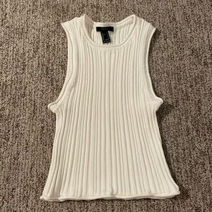 Stretchy White Tank